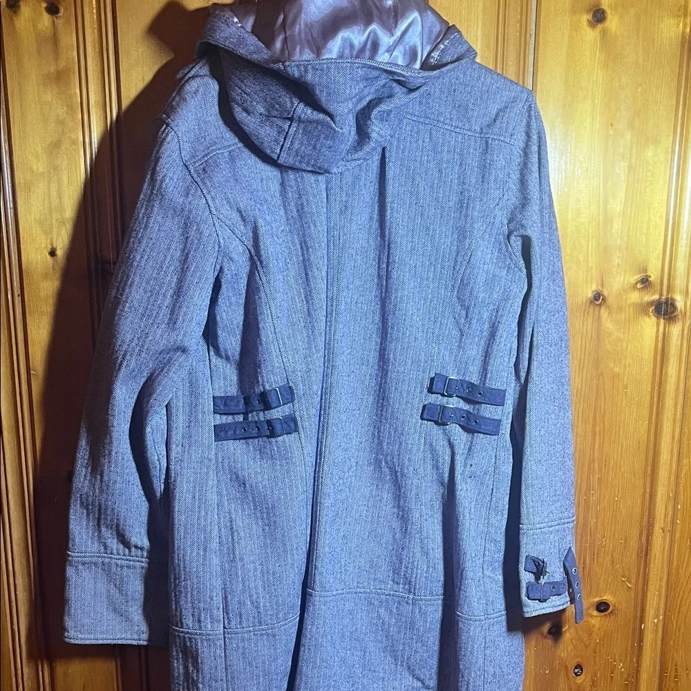 Columbia Purple Gray Chevron Double-Breasted Utility Jacket - Picture 5 of 7